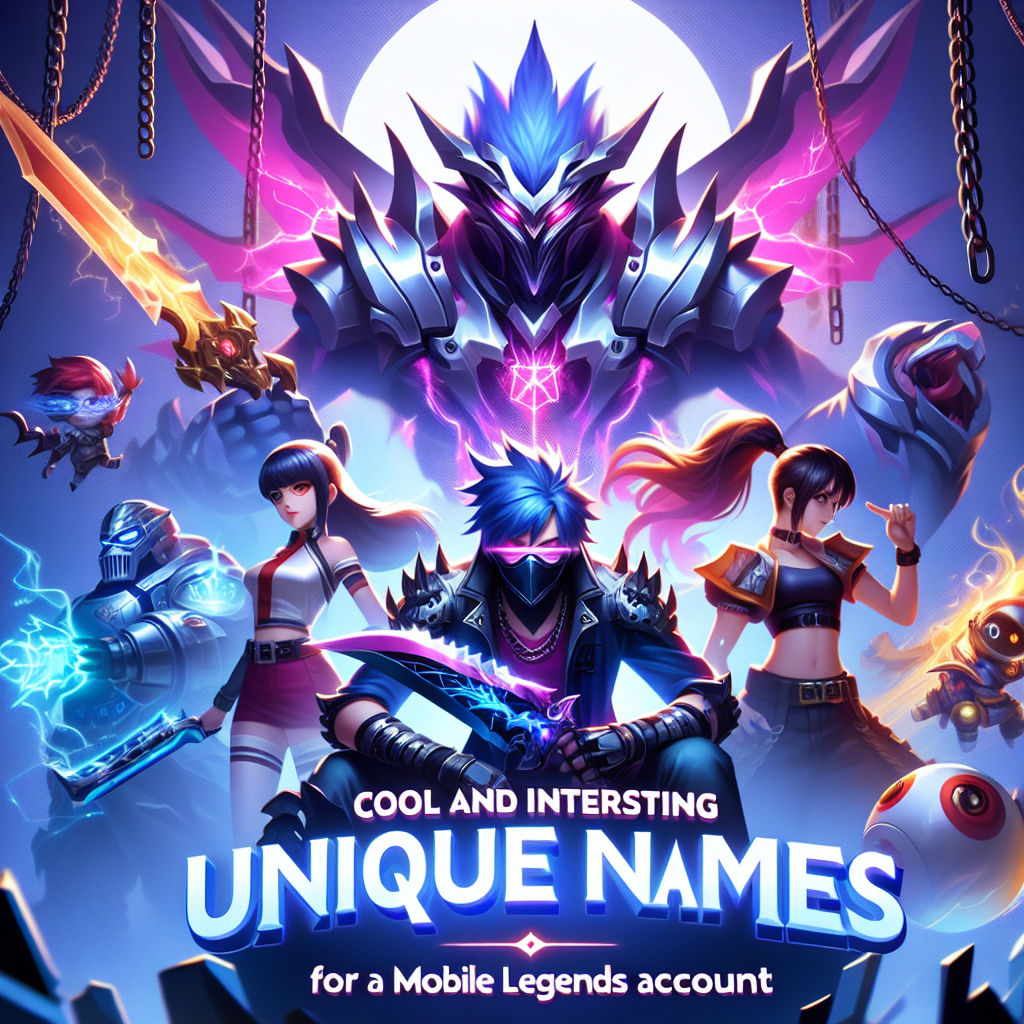 Nama Akun Mobile Legend Keren yang Unik dan Menarik