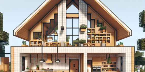 Inspirasi Desain Rumah Minimalis di Minecraft yang Elegan dan Fungsional