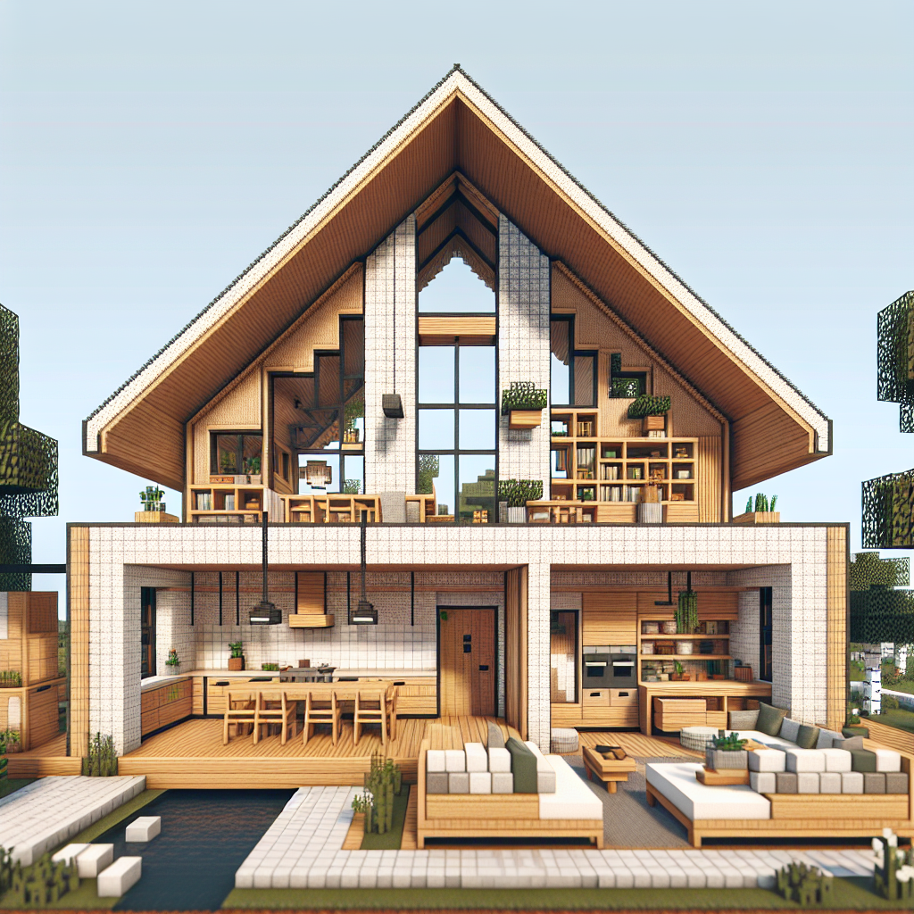 Inspirasi Desain Rumah Minimalis di Minecraft yang Elegan dan Fungsional